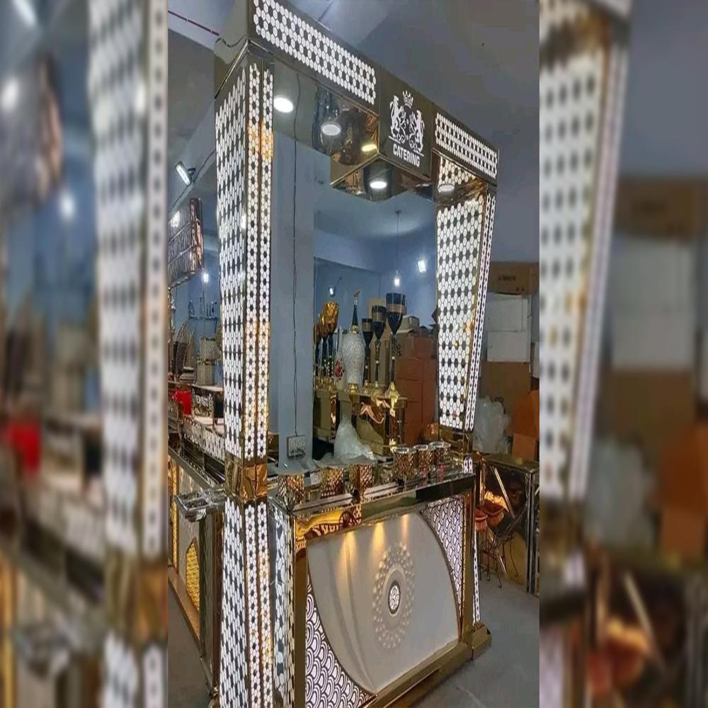 Designer lighted wedding counter