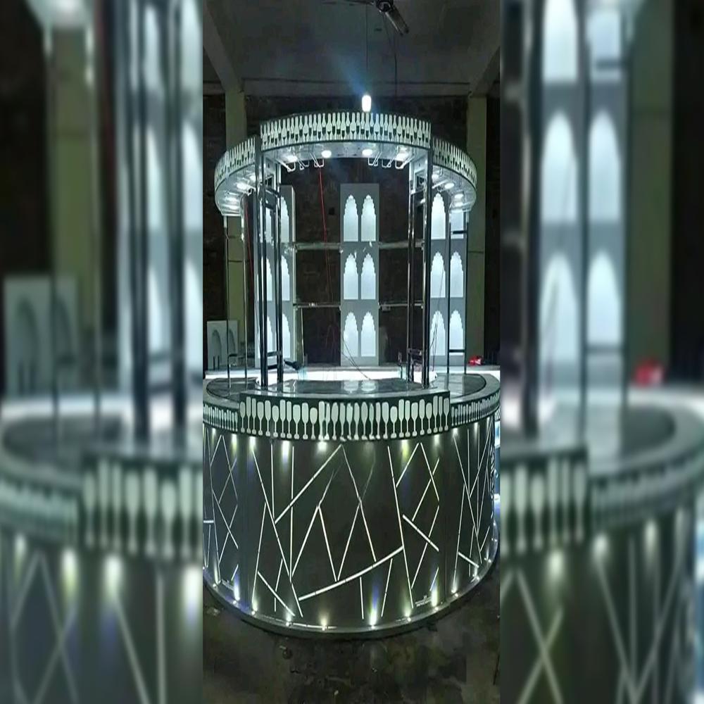 Designer lighted wedding counter