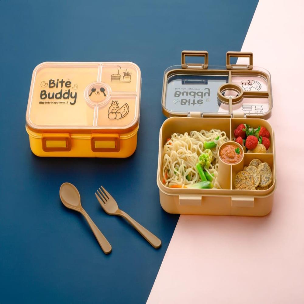 Bite Buddy Lunch Box - Color: Yellow