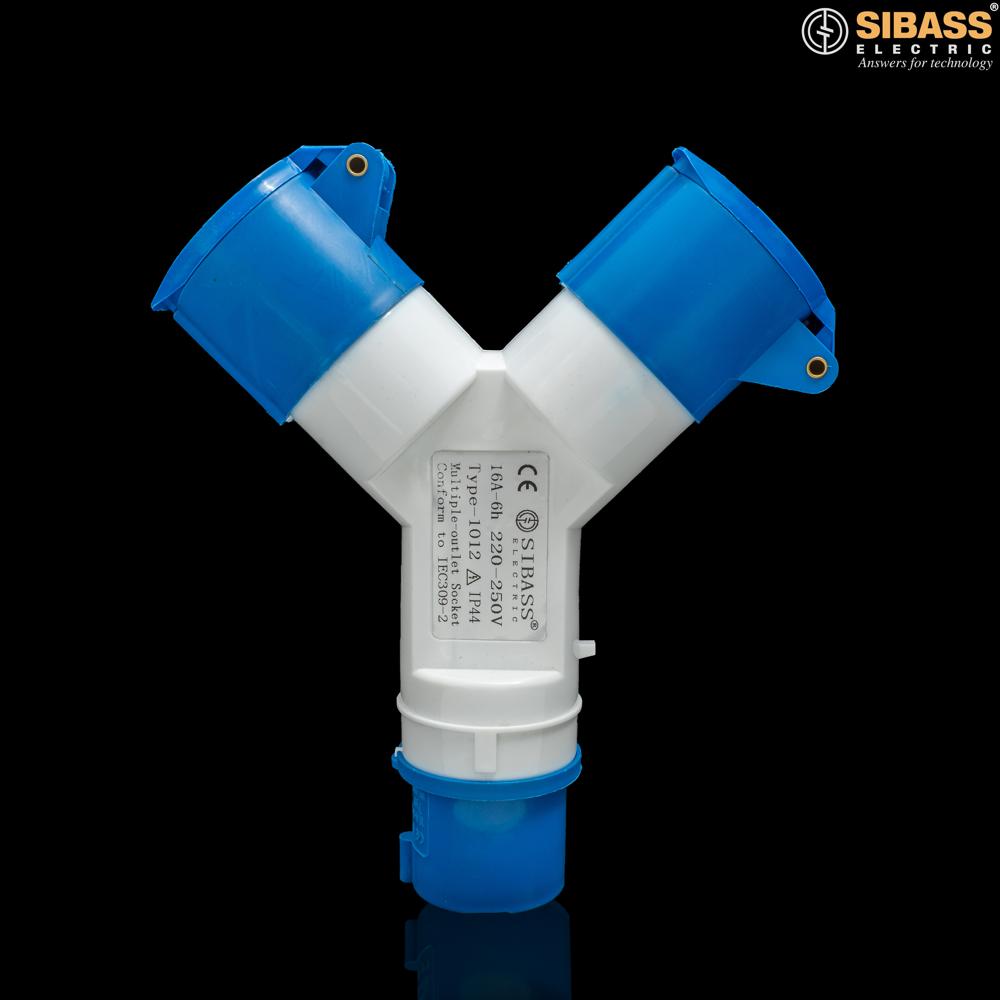 Ip44 16 A 3pin 2way Socket Se-1012 - Application: Industrial