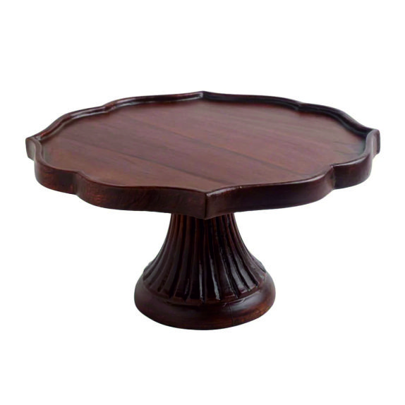 WOODEN CAKE STAND