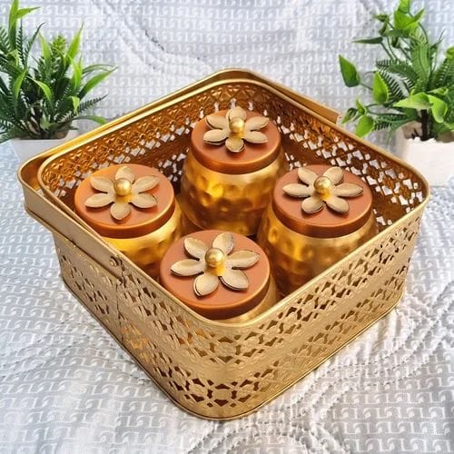 metal dry fruit basket