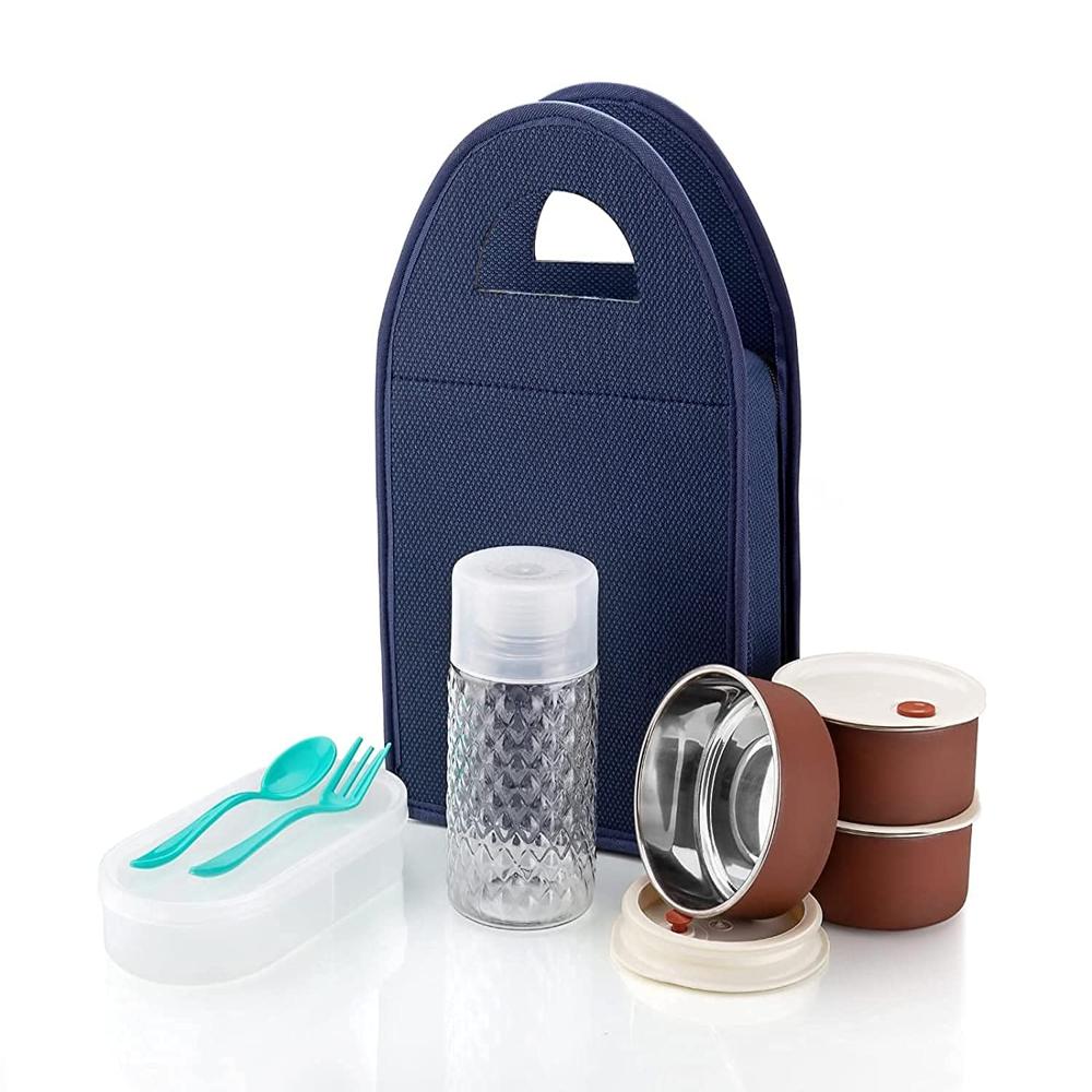 Comby Meal Lunch Box - Color: Brown