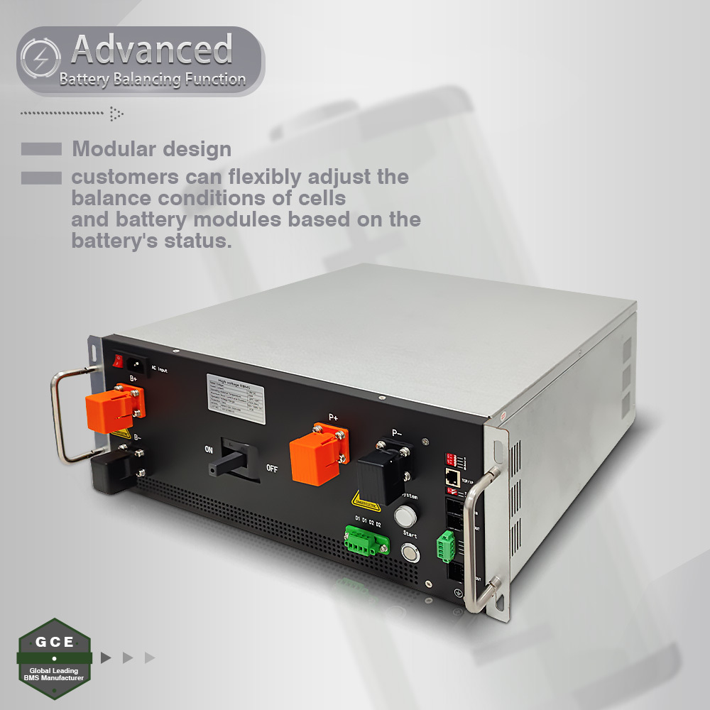 576V 160A 250A high voltage BMS 4U RBMS for ESS UPS