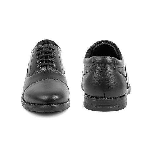 Men's Oxford Police Shoes, Black, Formal Leather