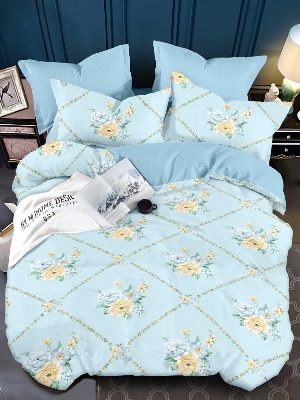 Polyester Bed Sheets - Color: Multicolor