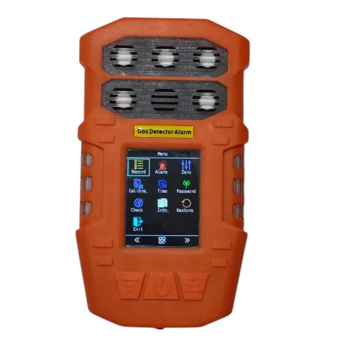 Hand Held External Pump Multi Gas Detector - Color: Orange