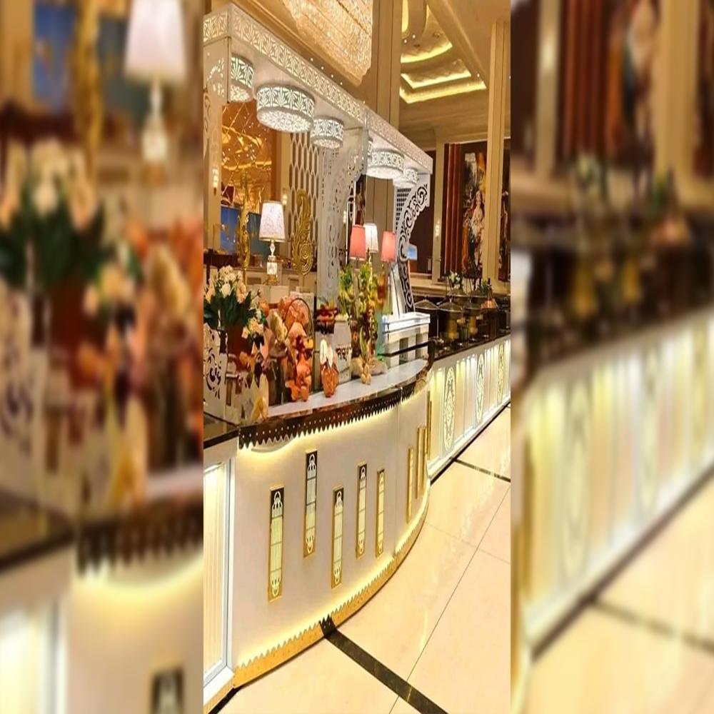 Luxe Marriage Buffet Counter - Material: Stainless Steel