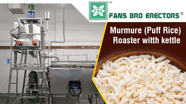 Puffed Rice/Murmura Roasting Machine