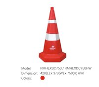 Road Safety Cones - Color: Red & White