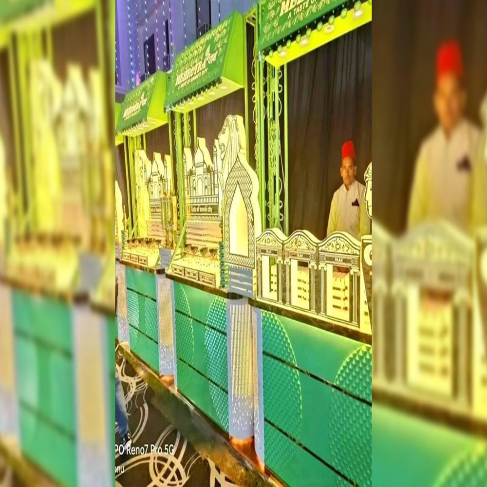 Banquet buffet counter