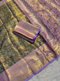 bridal silk saree