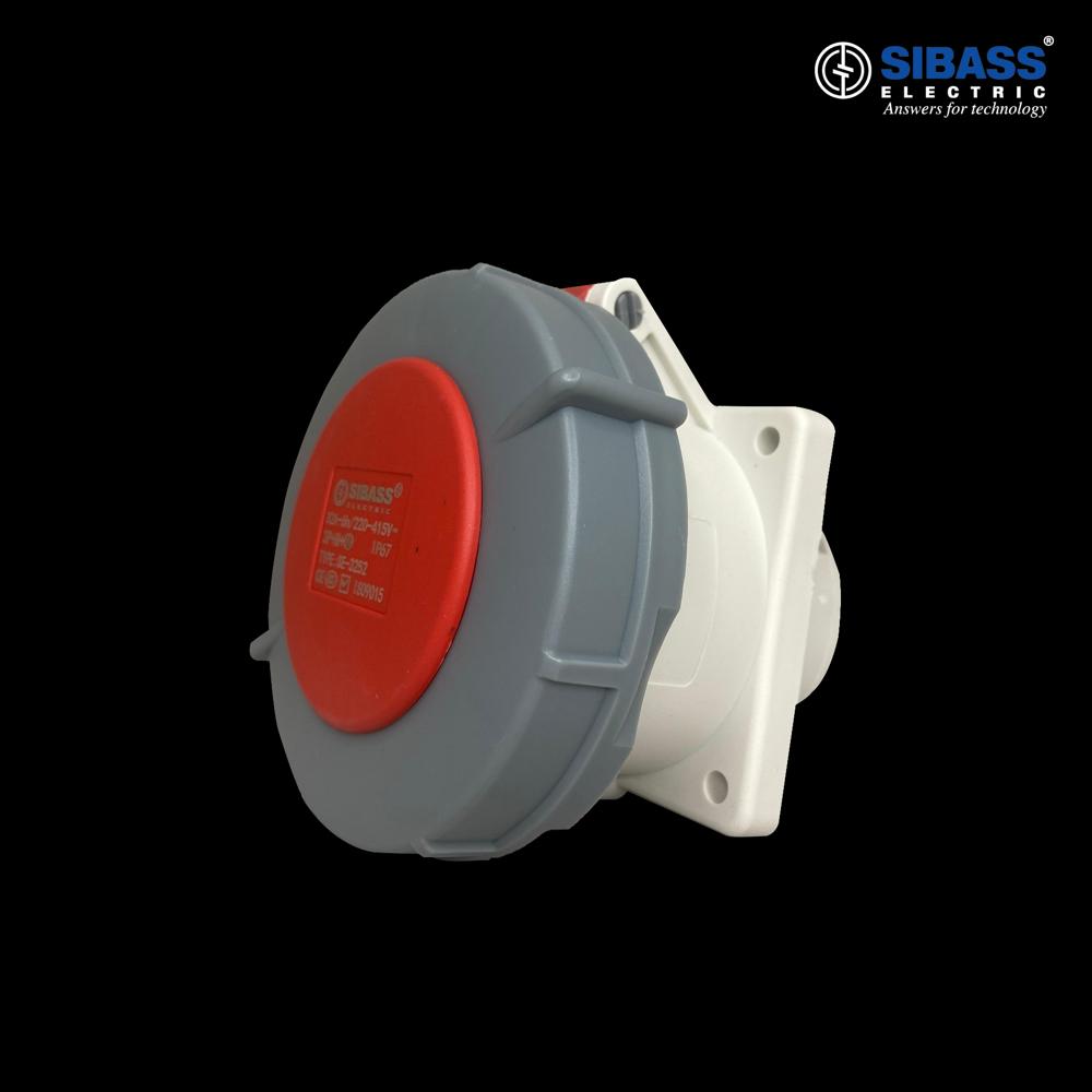 IP67 32A 5PIN PANEL SOCKET W/O BODY SE-S3252 
