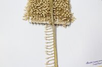 Golden  Latkan Moti Lace
