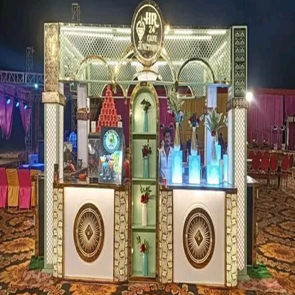 Long buffet wedding counter 