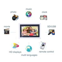 7 Inch IPS  Wooden Digital Photo Frame