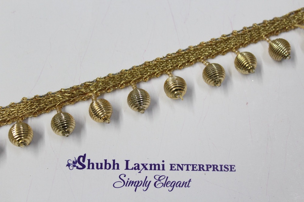 Dupatta Latkan Lace - Color: Golden