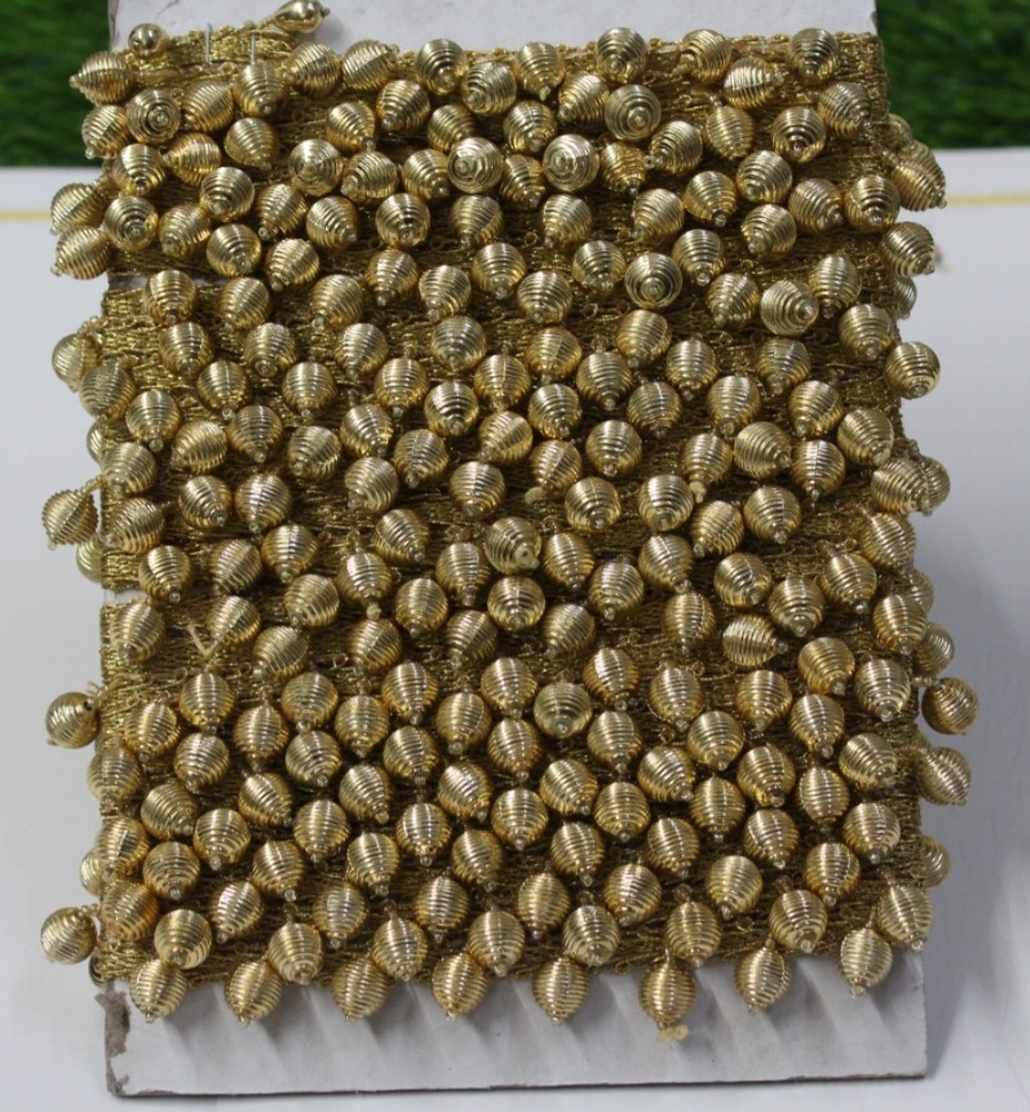 Dupatta Latkan Lace - Color: Golden