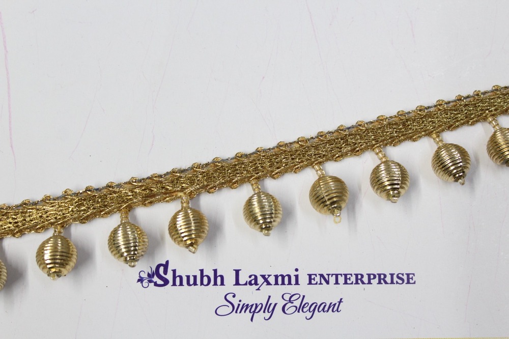 Dupatta Latkan Lace - Color: Golden