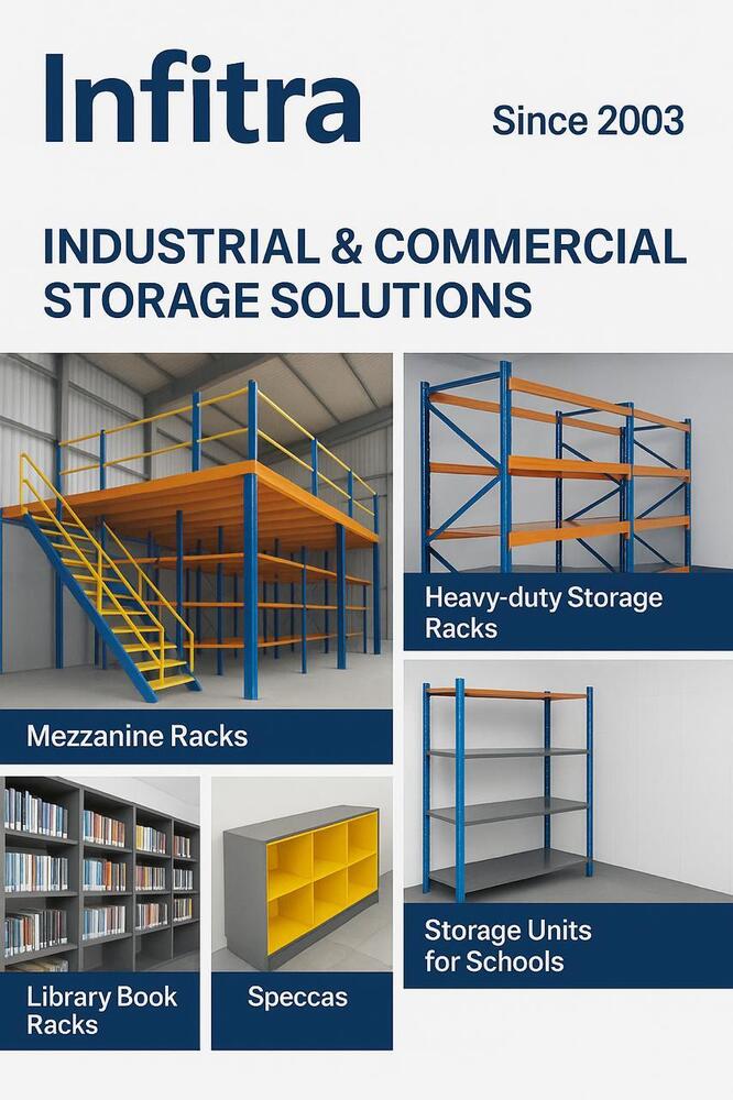 Mezzanine Floor Racks - Application: Industrial Storage