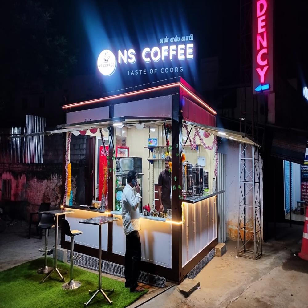 Container kiosk shop