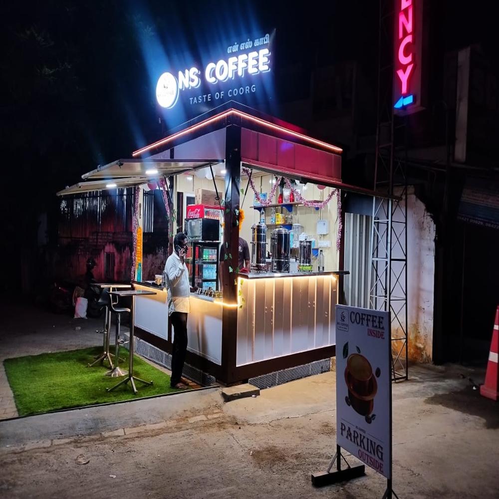 Container kiosk shop
