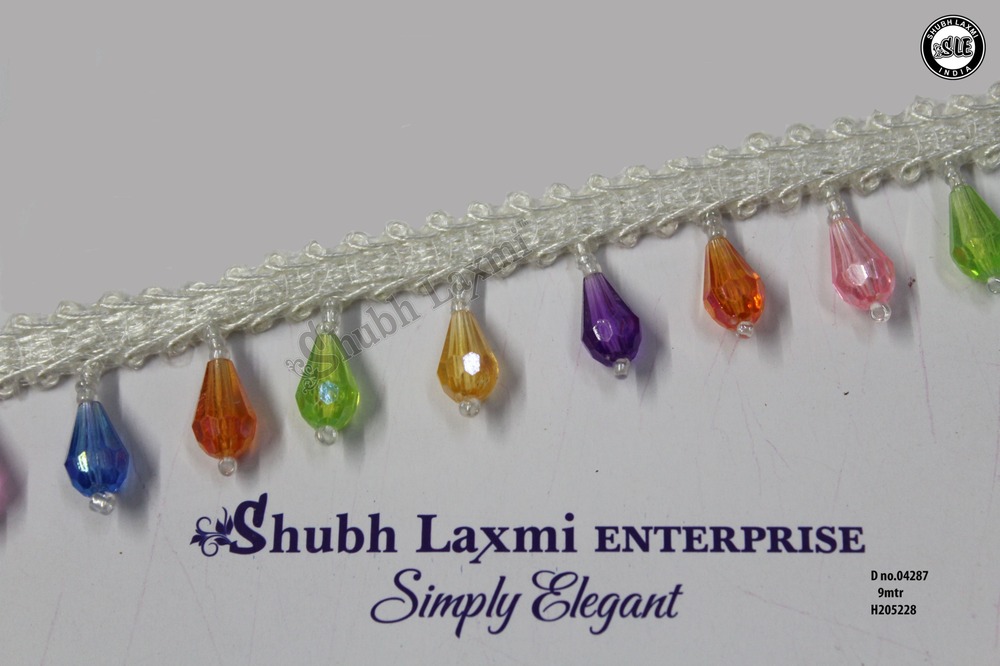 Multicolor Moti Lace