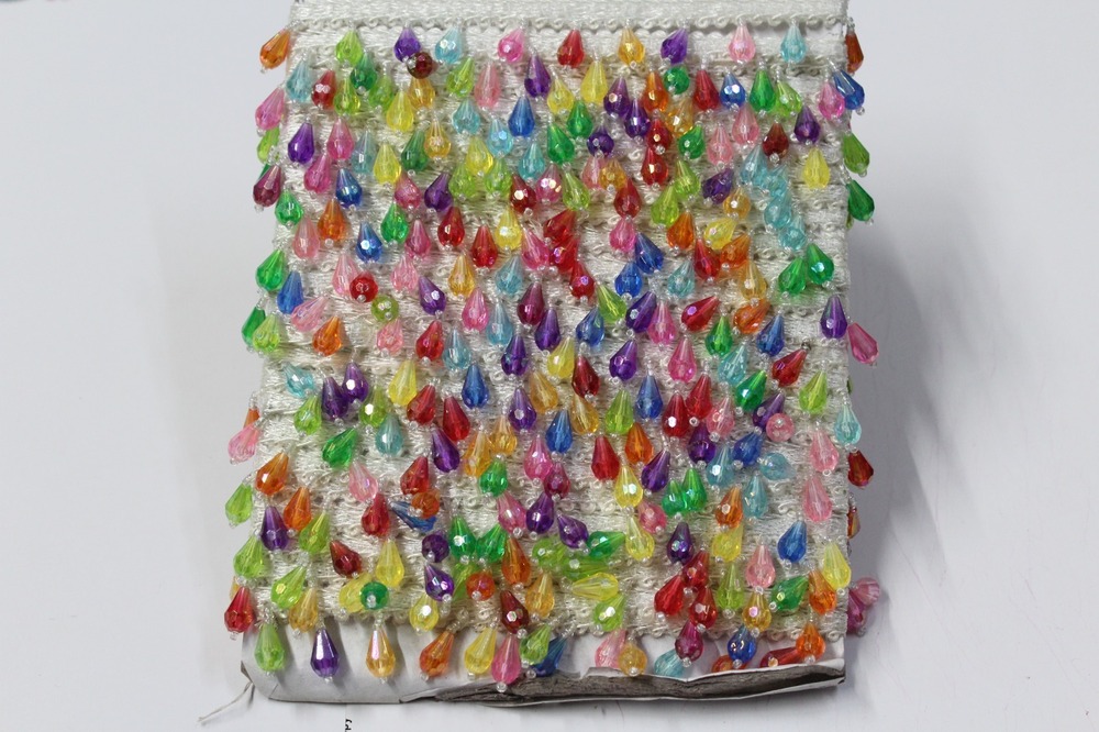 Multicolor Moti Lace