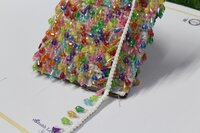 Multicolor Moti Lace