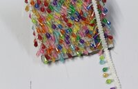 Multicolor Moti Lace