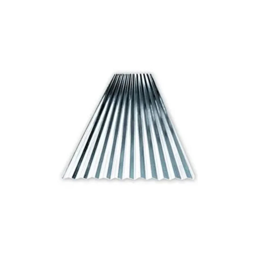 TATA Galvanized Roofing Sheets - Galvanized Iron, 12x4 Feet, Silver Color, 0.8 Micrometers Thickness, Color-Coated Surface, Weather & Corrosion Resistant