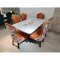 Luxurious Dining Table With Onyx Marble