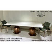 Marble Dining Table Set