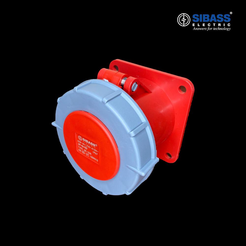 IP67 63A 5 PIN PANEL SOCKET W/O BODY SE-S3352