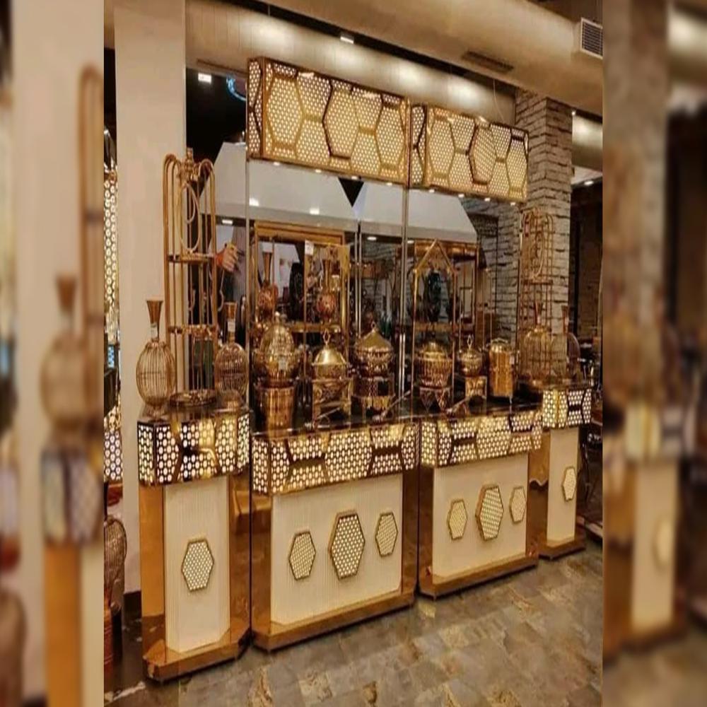 Elevated buffet counter