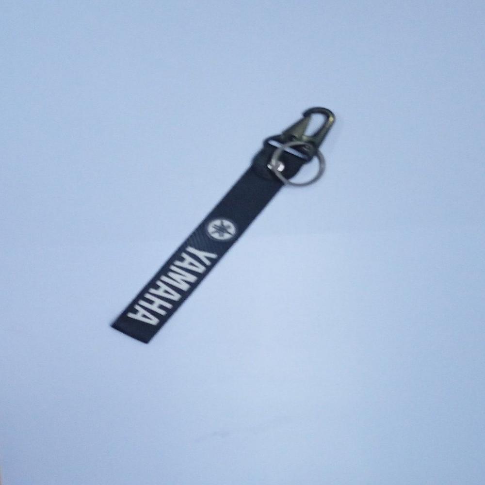 25MM YAMAHA R15 Satin Keychain With Car-biner and Flat Challa Ring