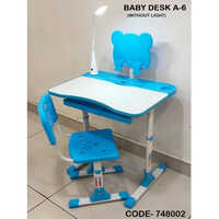 Baby Study Desk - Color: White Blue