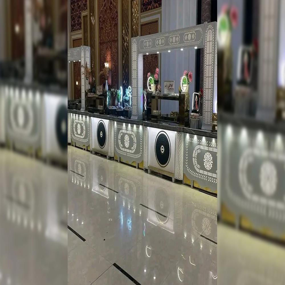 Customized Wedding Decor Counter - Material: Stainless Steel