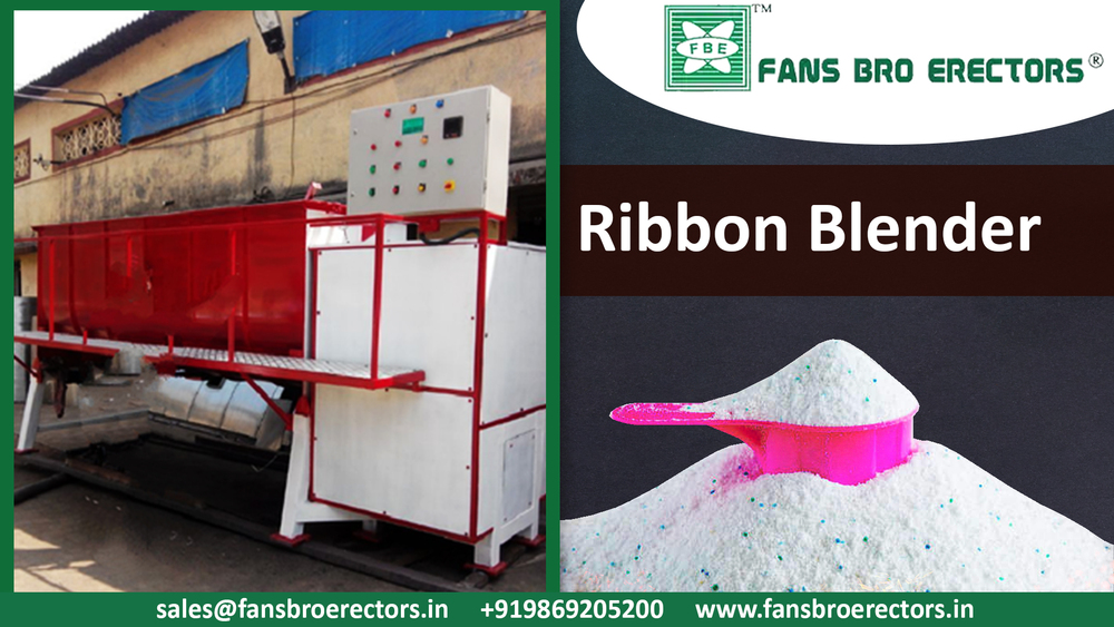 Ribbon Blender for Fertilizers
