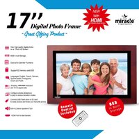 17 inch HDMI Wooden digital photo frame