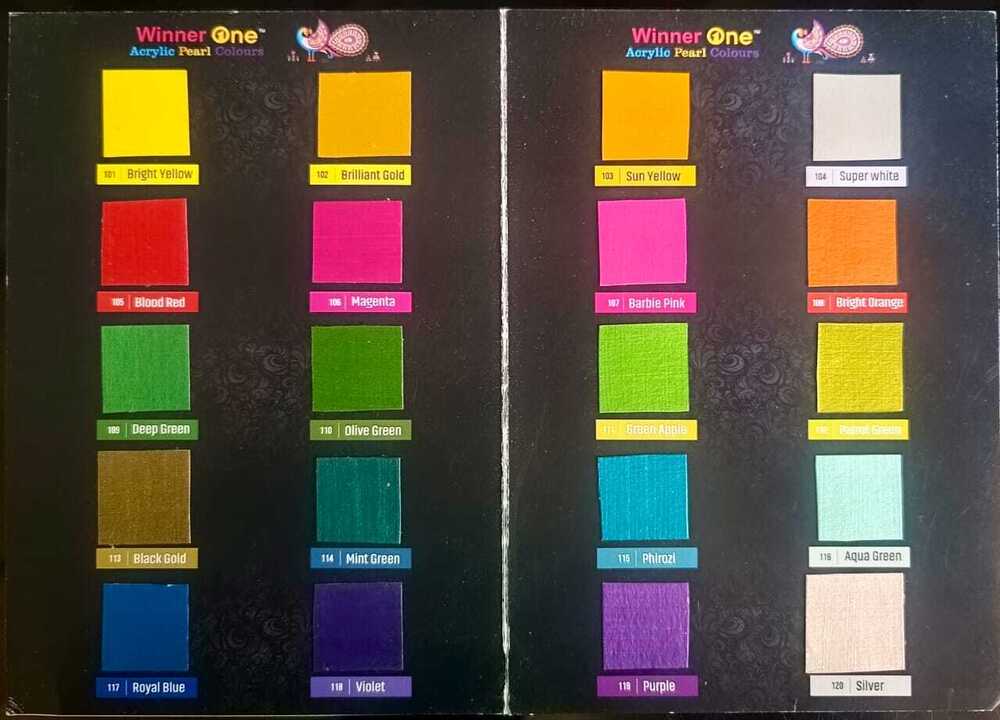 Acrylic Pearl Paste - Application: Fabric