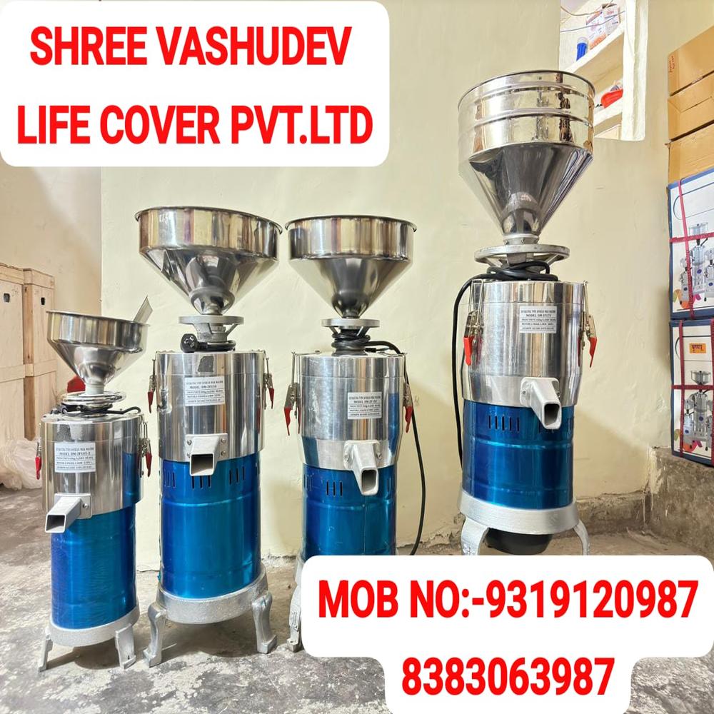 Almond Milk Making Machine - Stainless Steel, 220-440 Volt, Silver | High-speed Operation, Multi-function Capability, Energy Efficient, Easy To Clean