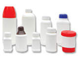 HDPE की बोतलें