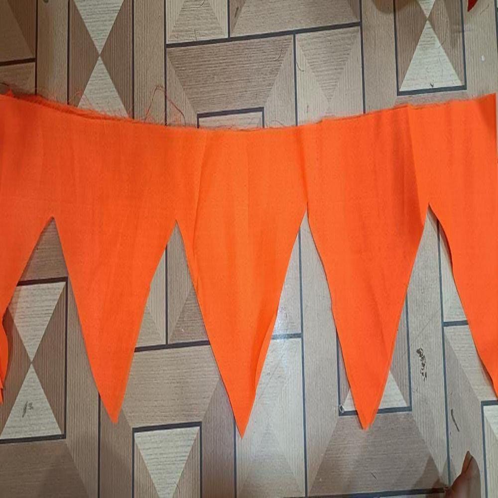Orange Fabric Bunting Flag 100MTR pack