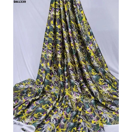 Baby Satin Digital Printed Fabrics - Application: Garments