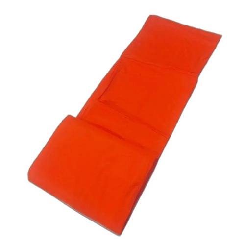 Raw Silk Fabric - Color: Orange