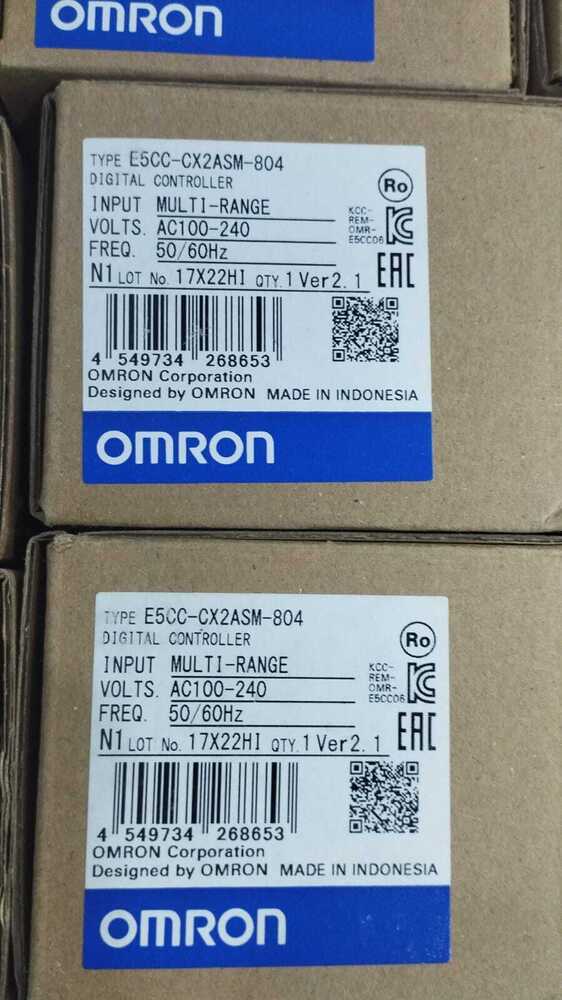 OMRON DIGITAL TEMPERATURE CONTROLLER, E5CC-CX2ASM-804