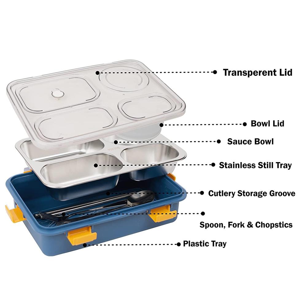 4 Compartment Lunch Box