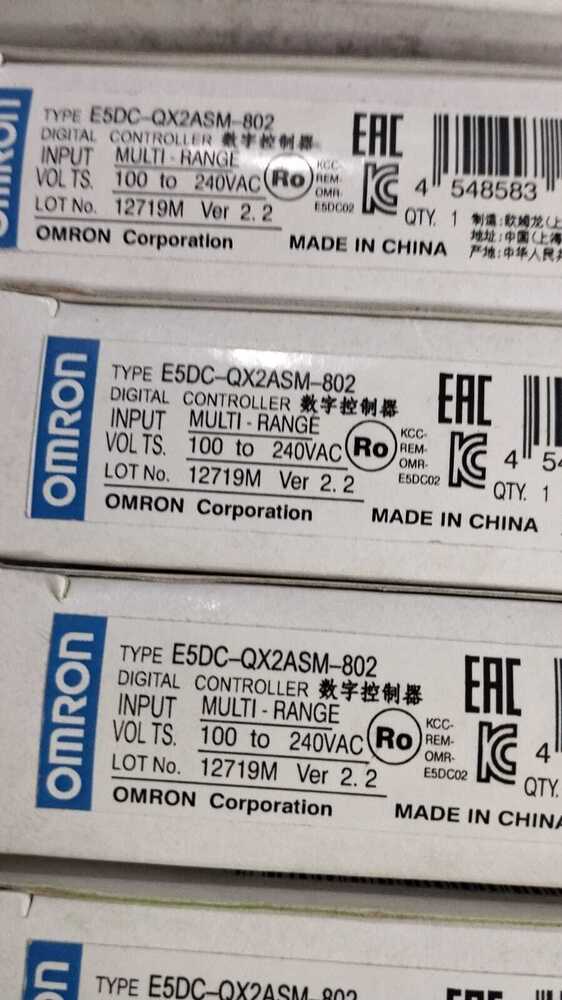 OMRON DIGITAL TEMPERATURE CONTROLLER, E5DC-QX2ASM-802