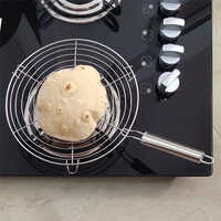 SS Steel Roaster With Steel Handle